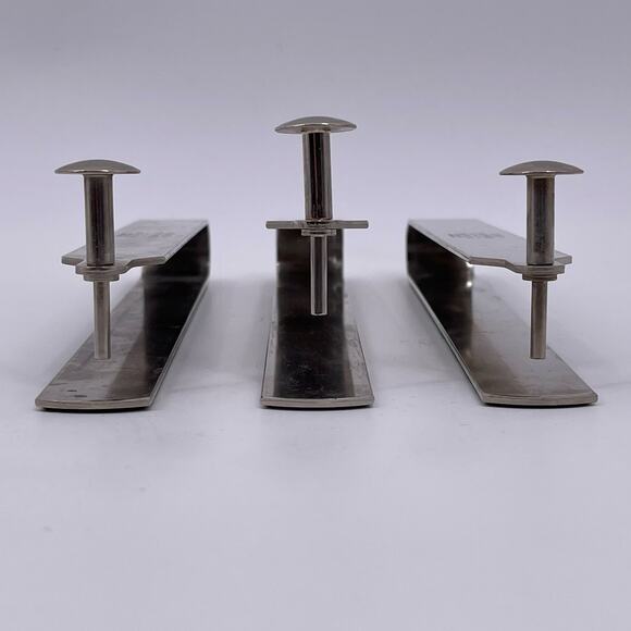 Set of 3 Vintage Metal ORCO 9" Tack It Pattern Markers Sewing Crafting Ohio USA - Picture 6 of 11